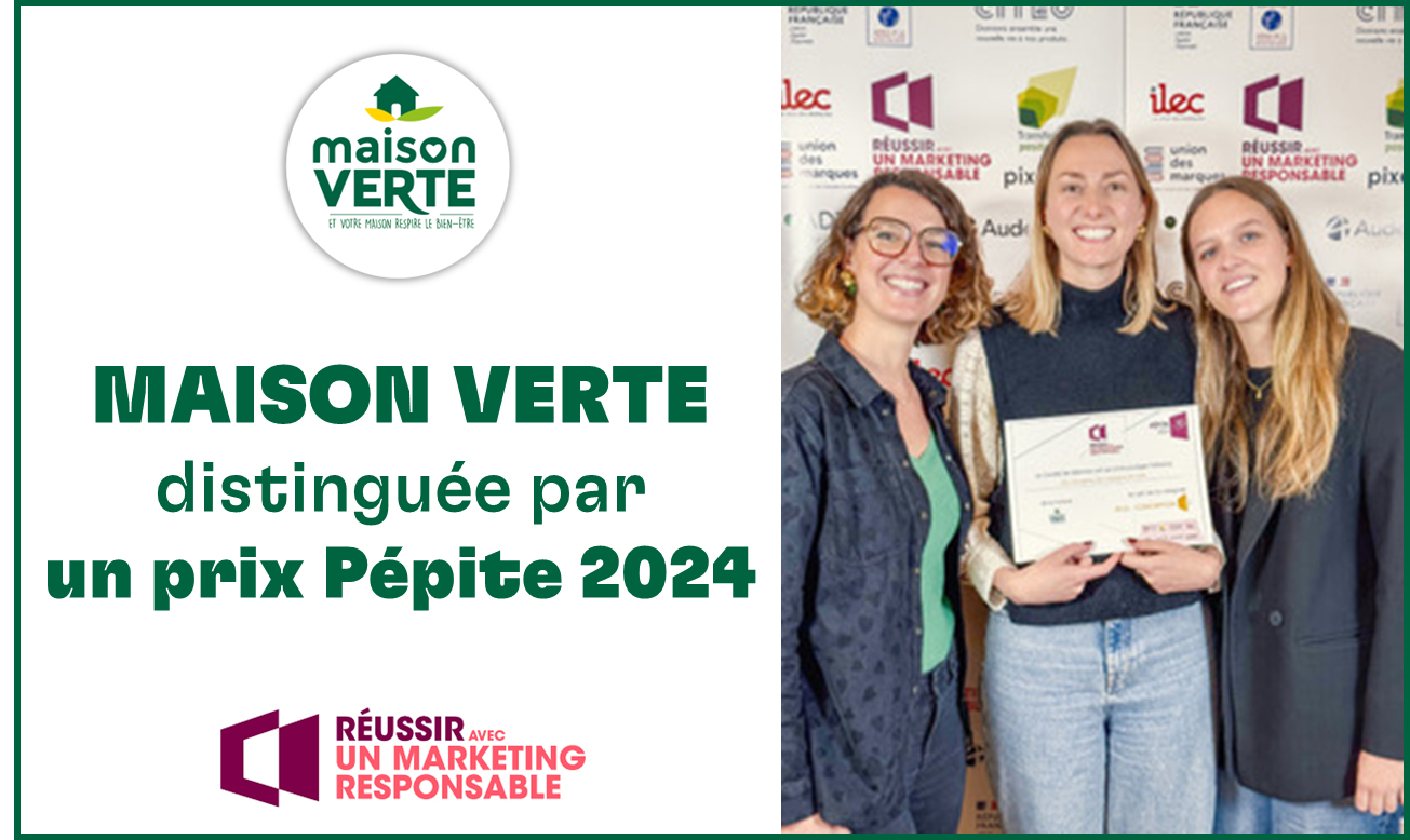 Maison Verte distingué par un prix « Pépite 2024 »
