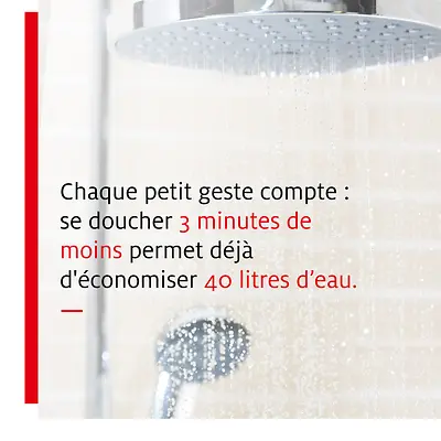 How to save energy while showering