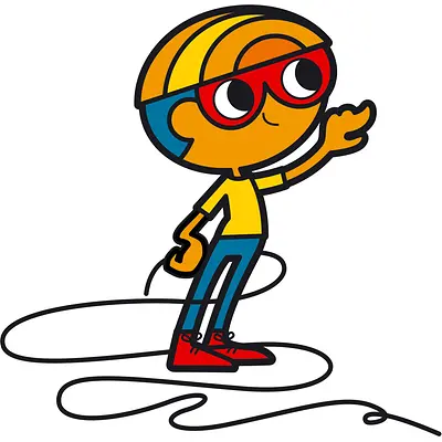 Henkel Researchers’ World cartoon character