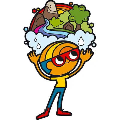 Henkel Researchers’ World cartoon character