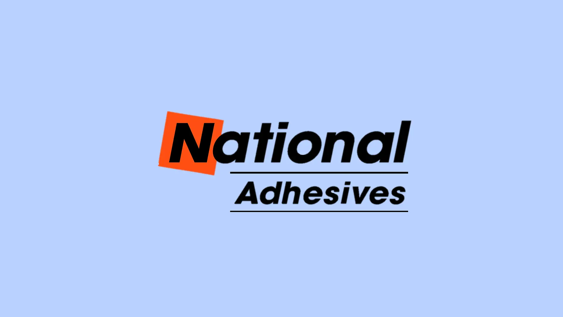 Le logo National Starch sur un fond bleu.