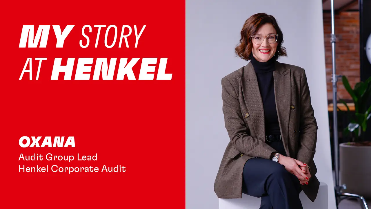Henkel career story: Oxana Reiss on collaboration, team spirit and working globally.