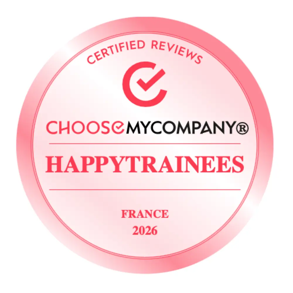 Logo du prix « HAPPYTRAINEES 2026 by ChooseMyCompany ».