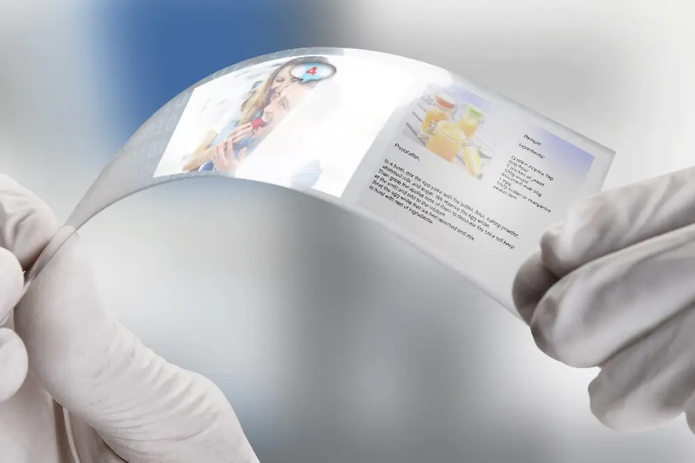Ultra-barrier films enable the production of flexible displays