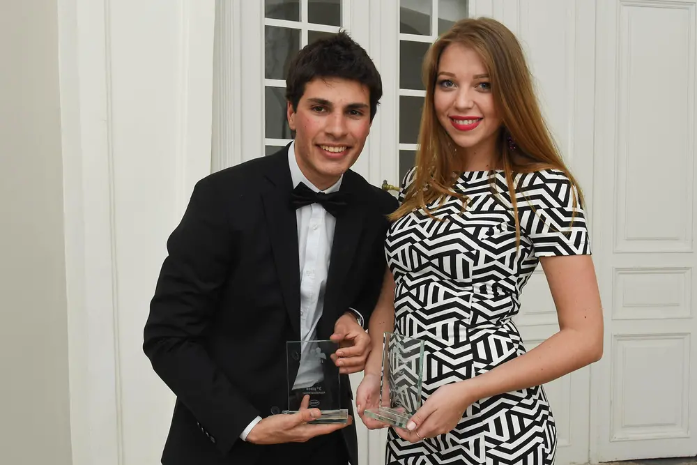 Tommaso Bressa and Iva Mladenovic from team Italy won third priz