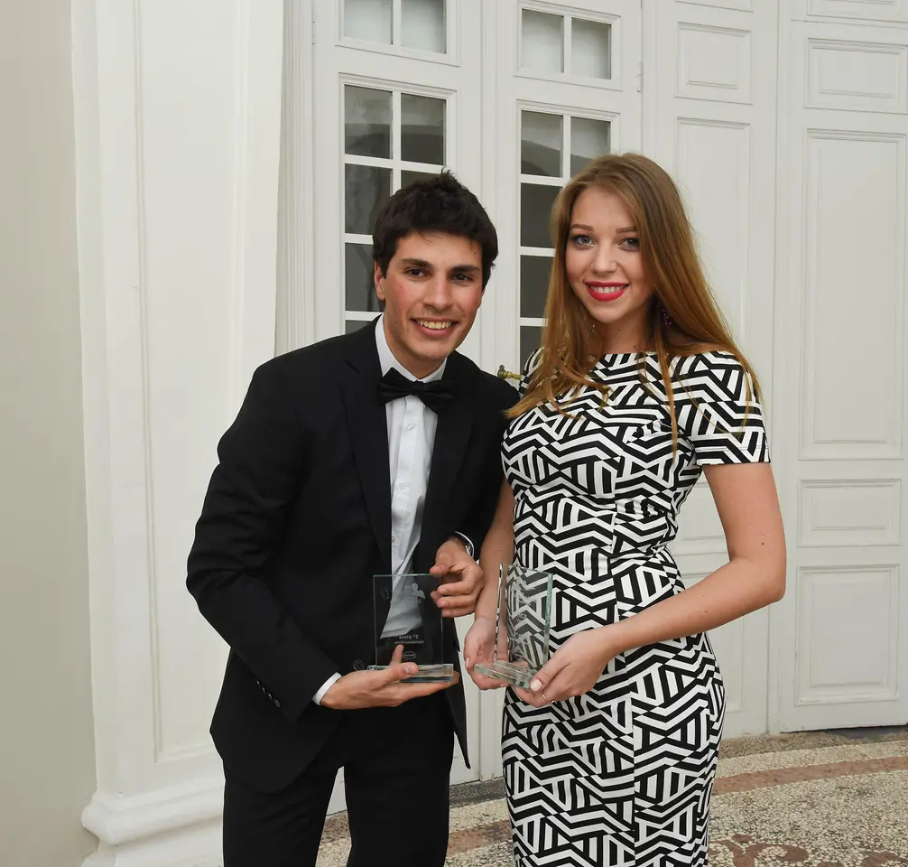 Tommaso Bressa and Iva Mladenovic from team Italy won third priz