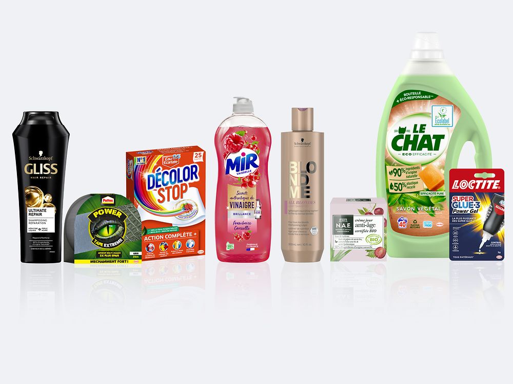 Selection of Henkel products