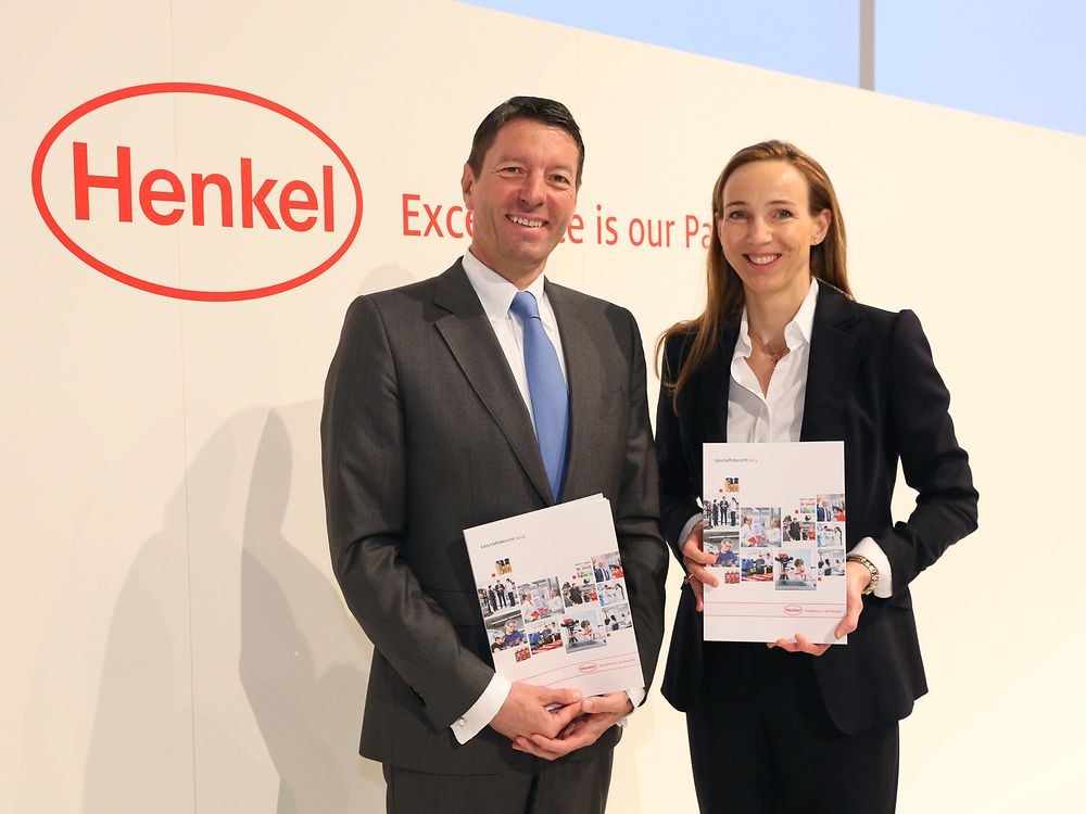 Henkel CEO Kasper Rorsted & Dr. Simone Bagel-Trah, Chairwoman of the Shareholders’ Committee & Supervisory Board