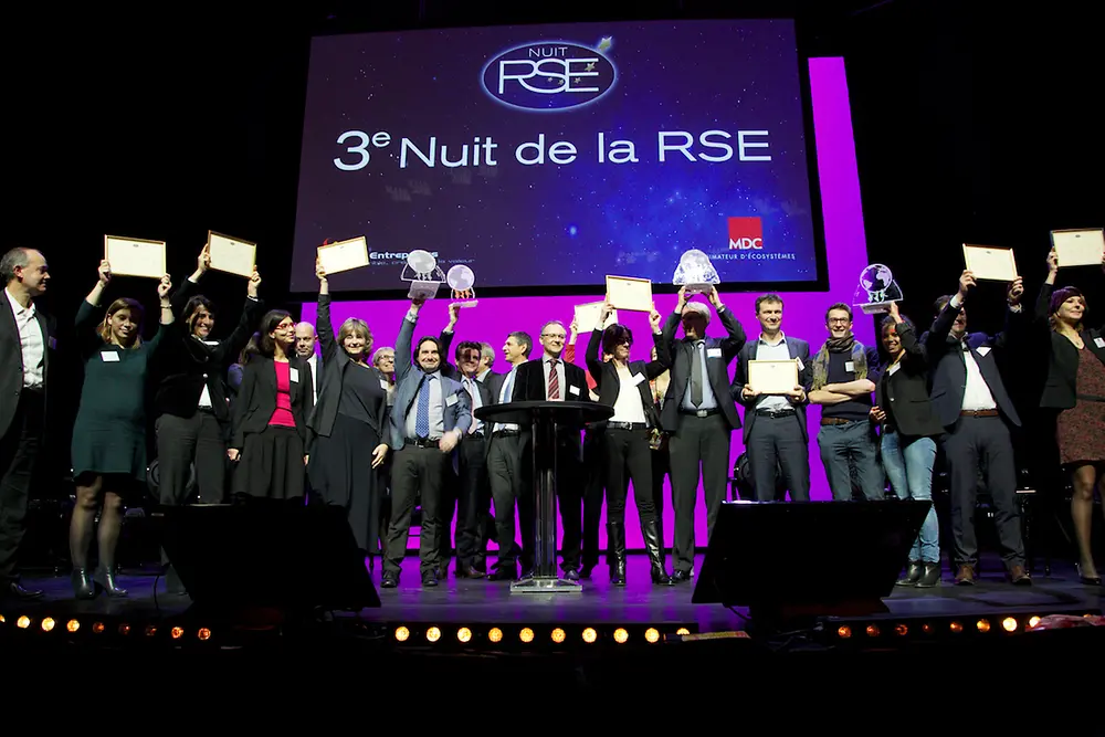 Les Lauréats de la 3ème Nuit de la RSE
