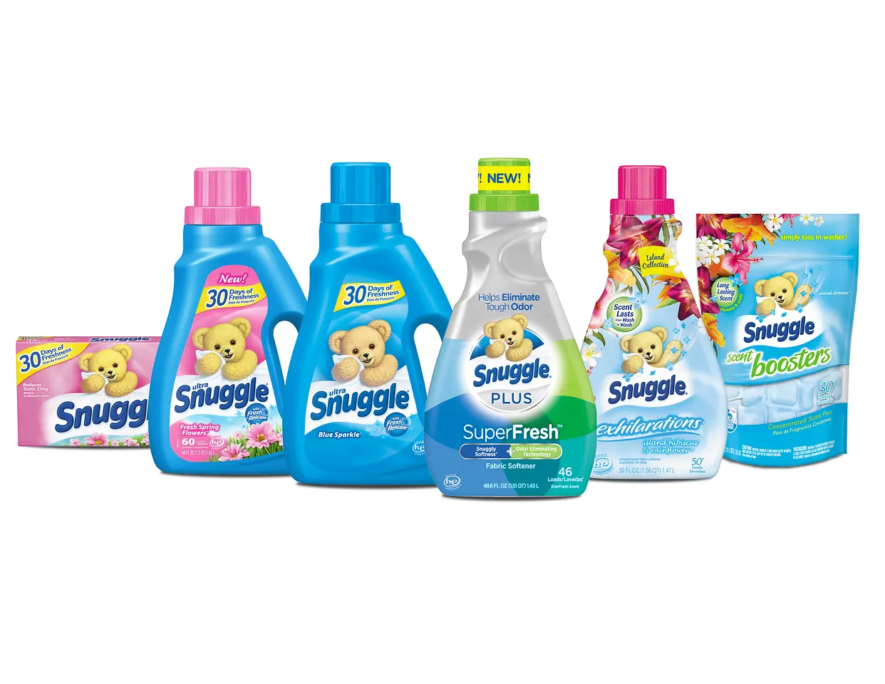 Snuggle products range