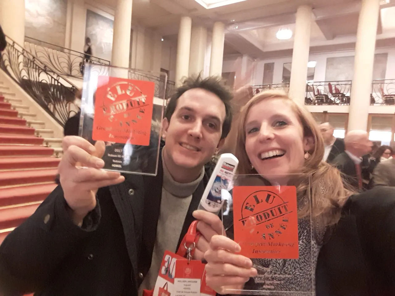 Selfie de victoire bien mérité pour Augustin Hollier-Larousse et Valentine Bitouzé-Kotler !