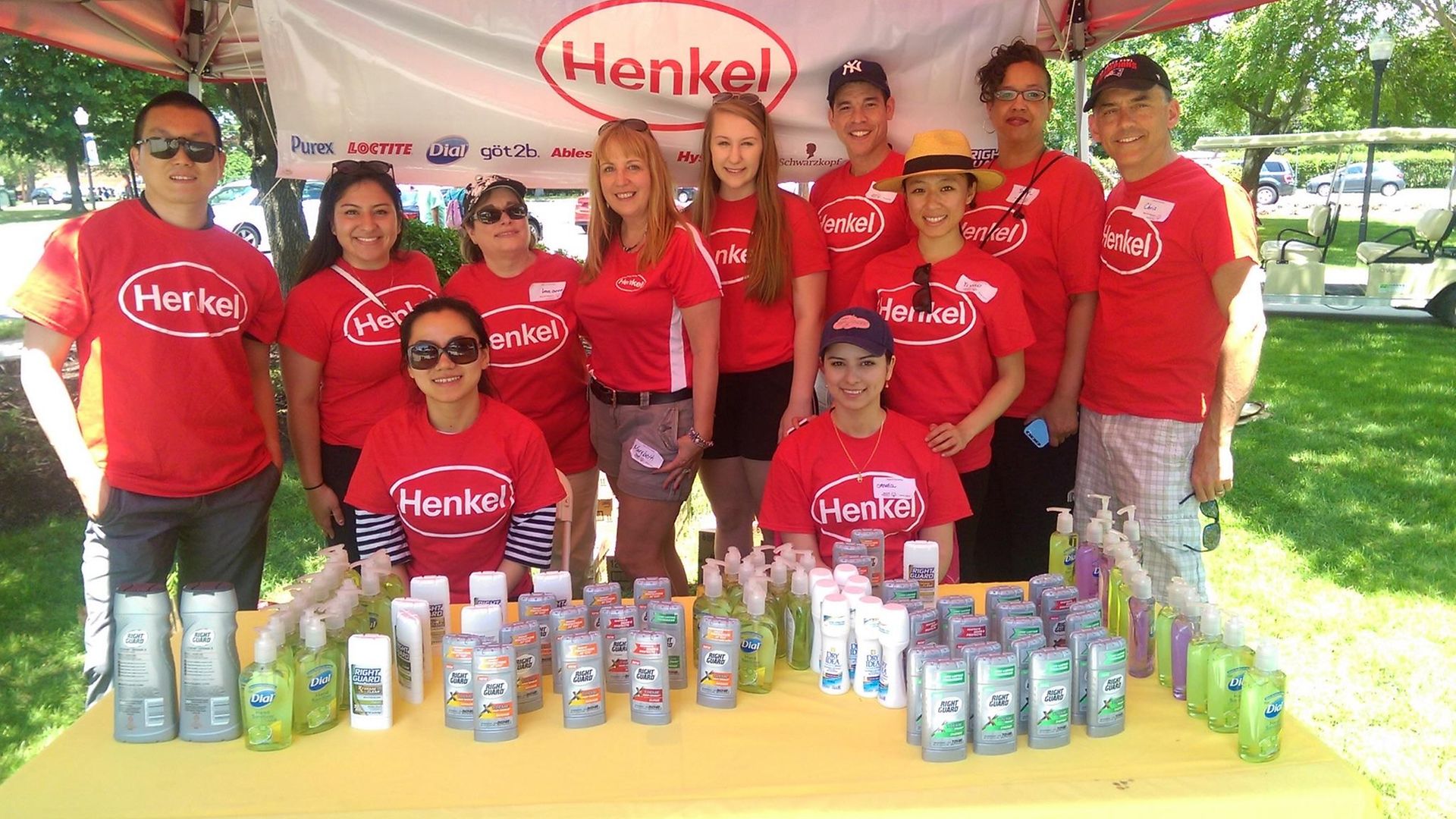 Henkel employees greeted participants at the Special Olympics CT Summer Games with smiles while handing out some of the company’s popular DIAL® and RIGHT GUARD® products.