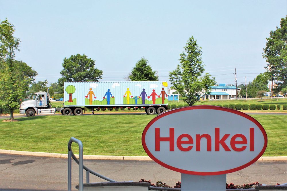 Henkel’s very own Cargo of Dreams container departs Bridgewater to begins its journey to South Africa.