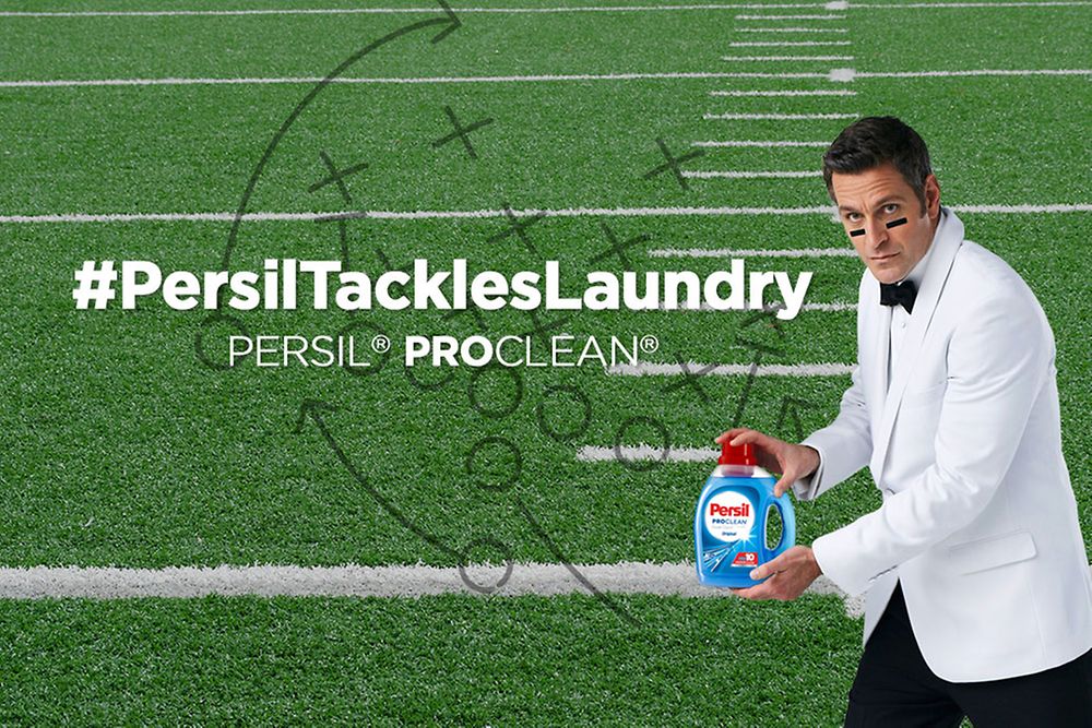 Persil detergent’s superhero, “The Professional”
